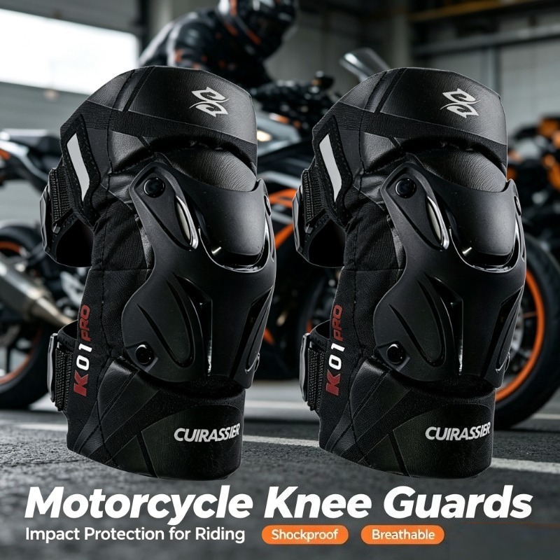 Mountain Biking Knee Pads - قطعتان من واقيات الركبة للدراجات النارية،