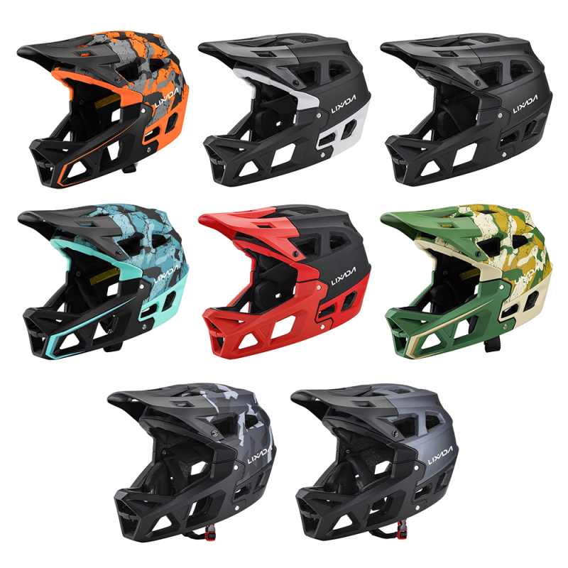 Mountain Biking Full Face Helmet - خوذة الدراجة الجبلية للوجه الكامل للبالغين