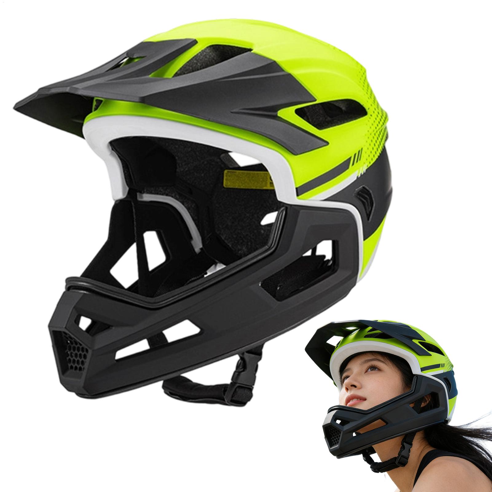 Mountain Biking Full Face Helmet - دراجة هوائية جبلية خوذة لكامل الوجه