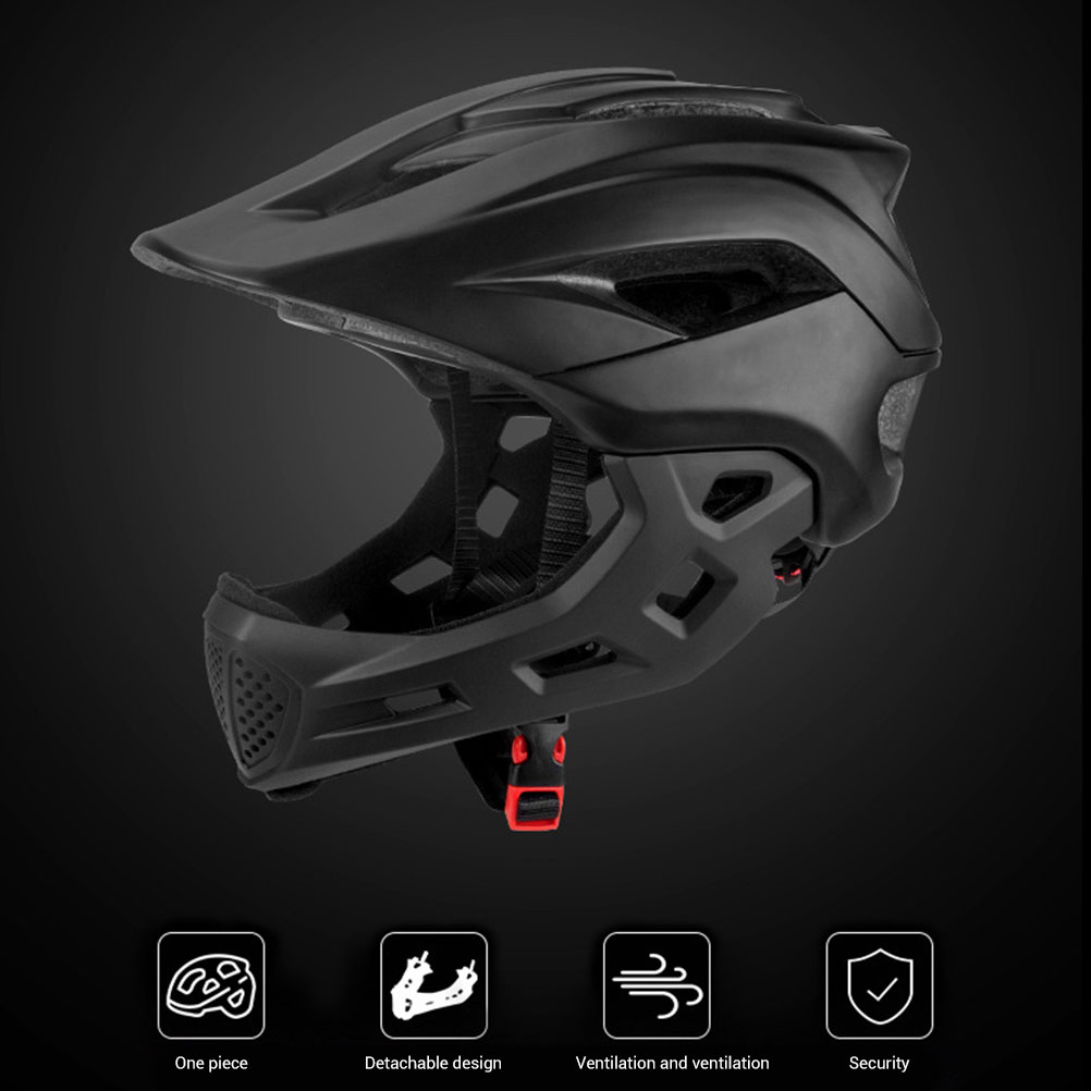 خوذة دراجات كاملة الوجه للأطفا - مراجعة Mountain Biking Full Face Helmet وسعره