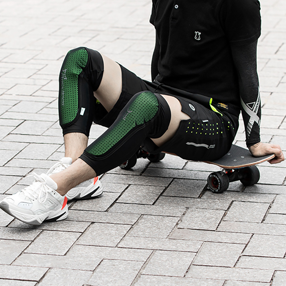 واقيات ركبة ROCKBROS للدراجات  - مراجعة Mountain Biking Knee Pads وسعره
