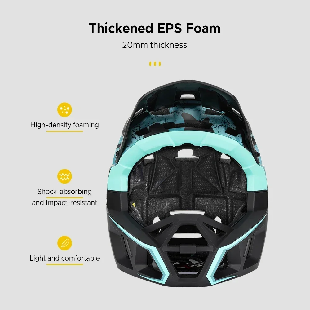 خوذة ركوب الدراجات الجبلية الآ - مراجعة Mountain Biking Full Face Helmet وسعره