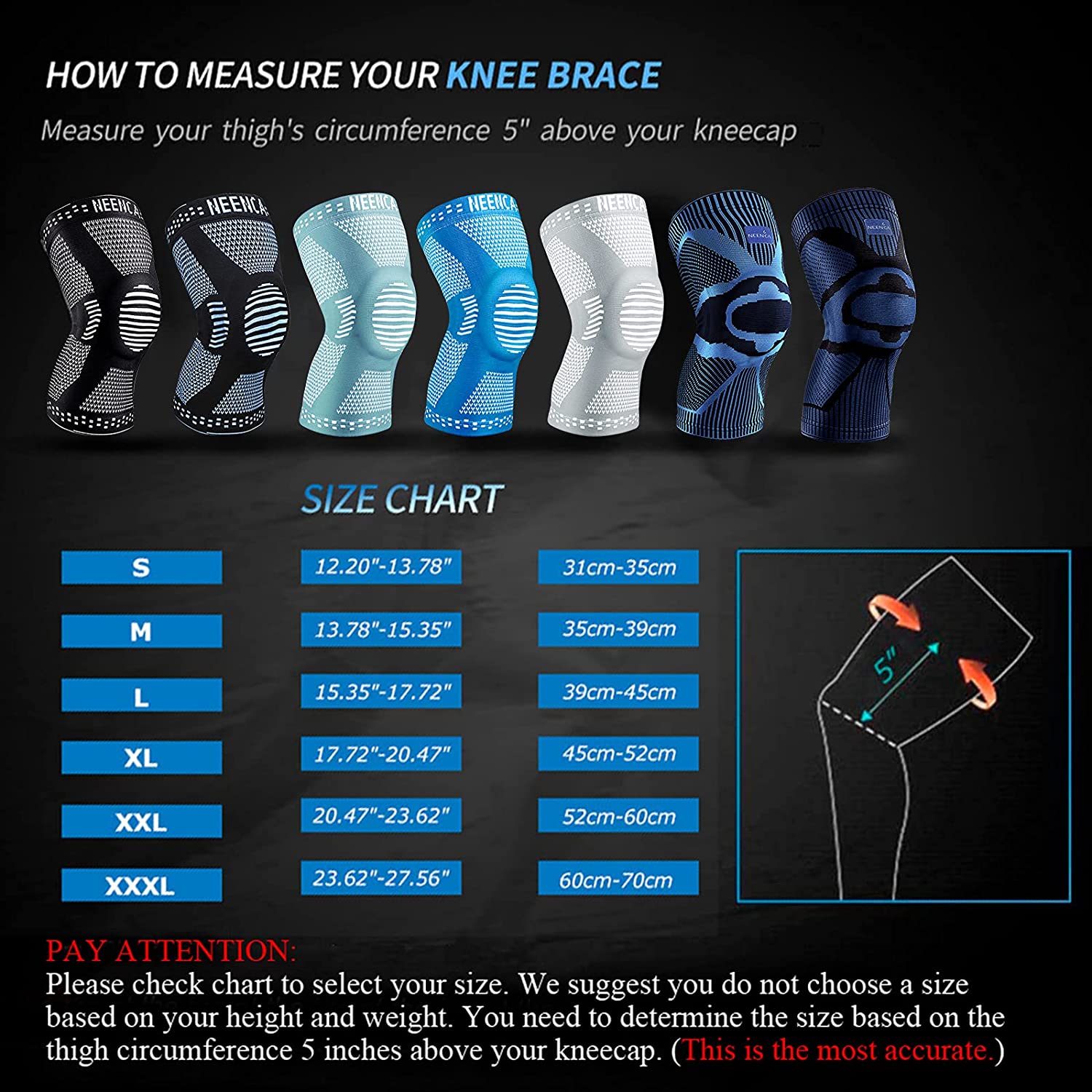 دعامة الركبة NEENCA مع المثبتا - مراجعة Mountain Biking Knee Pads وسعره