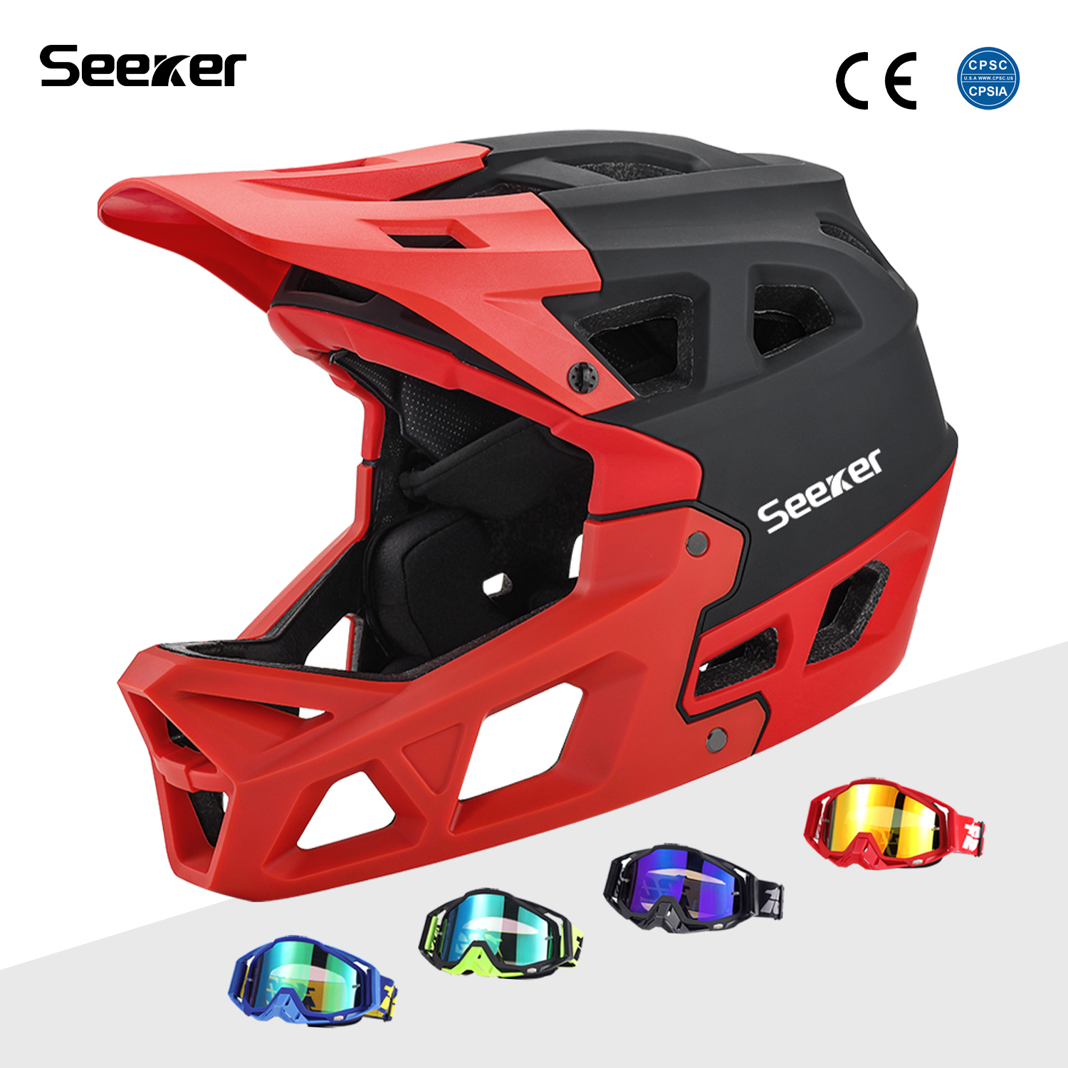 خوذة دراجات هوائية كاملة الوجه - مراجعة Mountain Biking Full Face Helmet وسعره