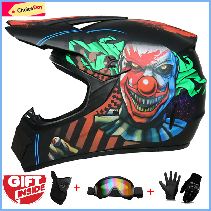 3 قطع خوذة كاملة للأطفال للطرق - مراجعة Mountain Biking Full Face Helmet وسعره
