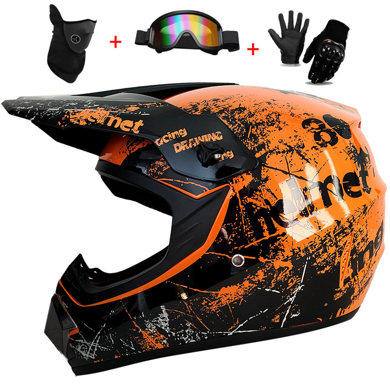 3 قطع خوذة كاملة للأطفال للطرق - مراجعة Mountain Biking Full Face Helmet وسعره