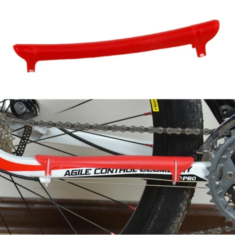 1 قطعة الملونة البلاستيك دراجة - مراجعة Chainstay Protector Wrap وسعره