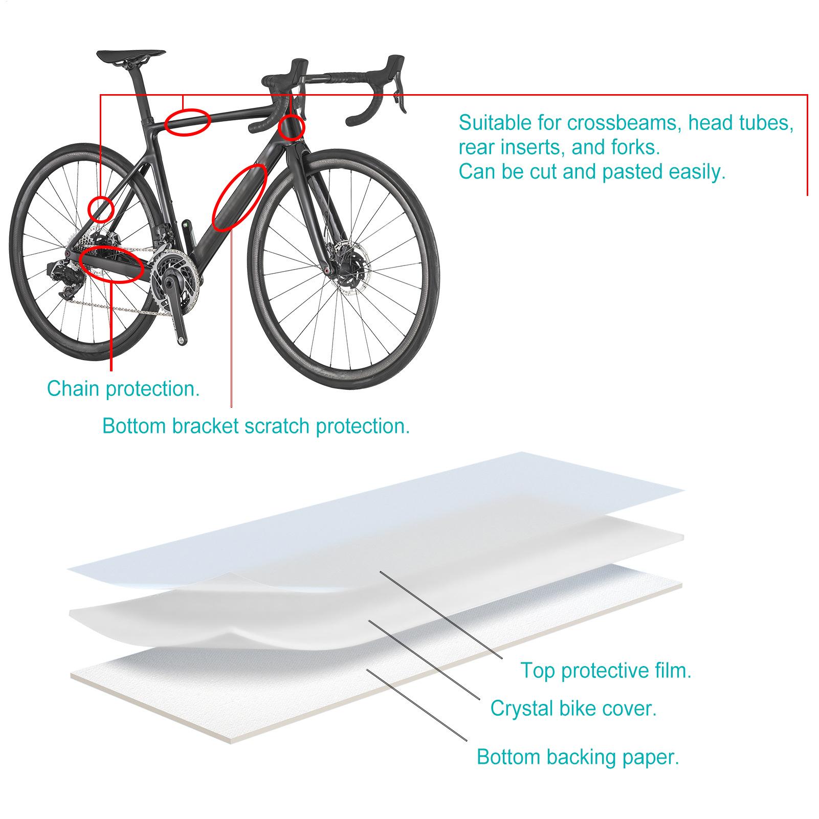 شريط حماية للدراجات من البولي  - مراجعة Chainstay Protector Wrap وسعره
