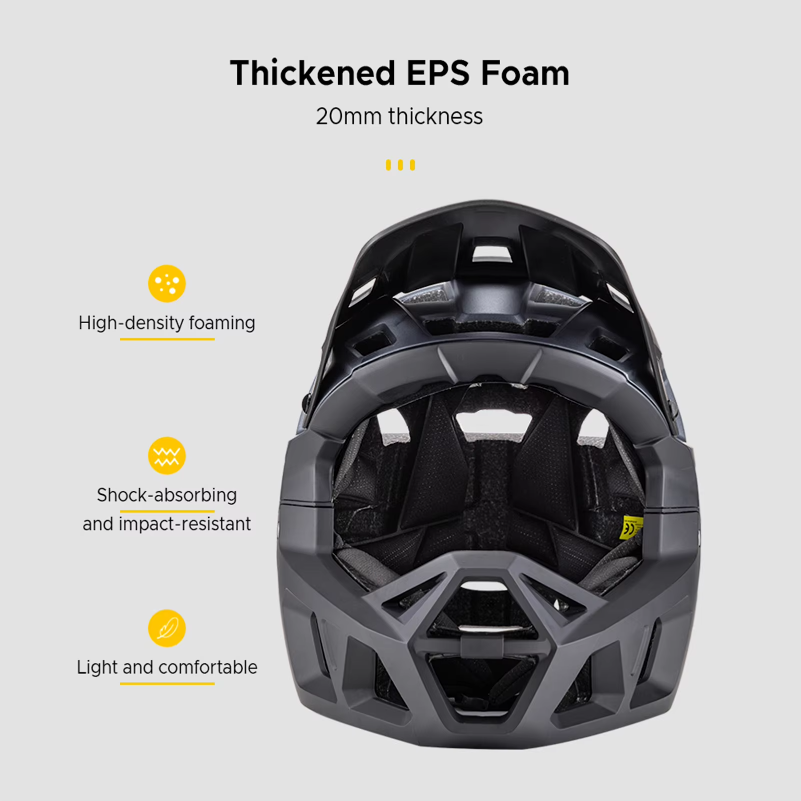 خوذة دراجة جبلية كاملة الوجه ل - مراجعة Mountain Biking Full Face Helmet وسعره